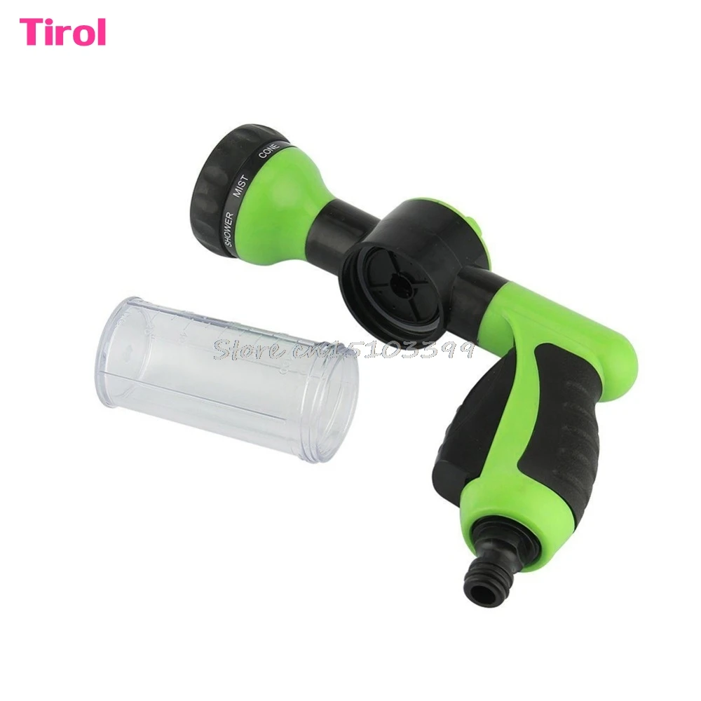 8in1 Spray Pattern Adjustable Water Gun&Soap Dispenser Hose Nozzle Car Wash GN G08 Whosale&DropShip
8in1 Spray Pattern Adjustable Water Gun&Soap Dispenser Hose Nozzle Car Wash GN G08 Whosale&DropShip