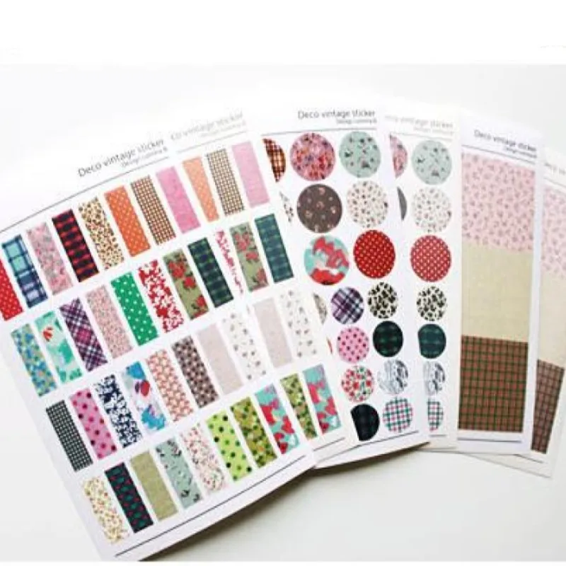 Fabric-looking Scrapbooking Stickers Junk Journal Decorative DIY Sticker Diary Hobby Stationery Craft Supplies 2021 New Arrival
Fabric-looking Scrapbooking Stickers Junk Journal Decorative DIY Sticker Diary Hobby Stationery Craft Supplies 2021 New Arrival