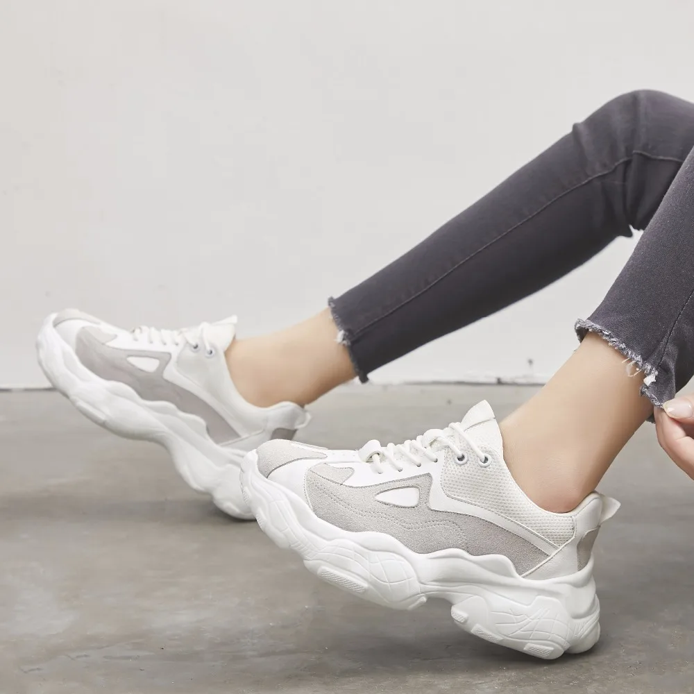 2019 Spring Autumn basket femme women sneakers high heels Leisure shallow Footwears Top quality lace-up Damping espadrilles
2019 Spring Autumn basket femme women sneakers high heels Leisure shallow Footwears Top quality lace-up Damping espadrilles