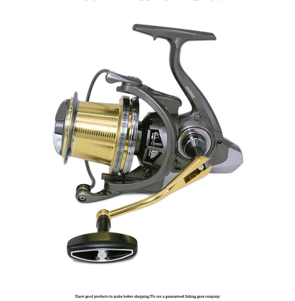 WOEN Lightweight design Anti seawater SH10000 Distant Wheel Sea fishing Spinning wheel Large metal wire cup Brake force 20KG
WOEN Lightweight design Anti seawater SH10000 Distant Wheel Sea fishing Spinning wheel Large metal wire cup Brake force 20KG