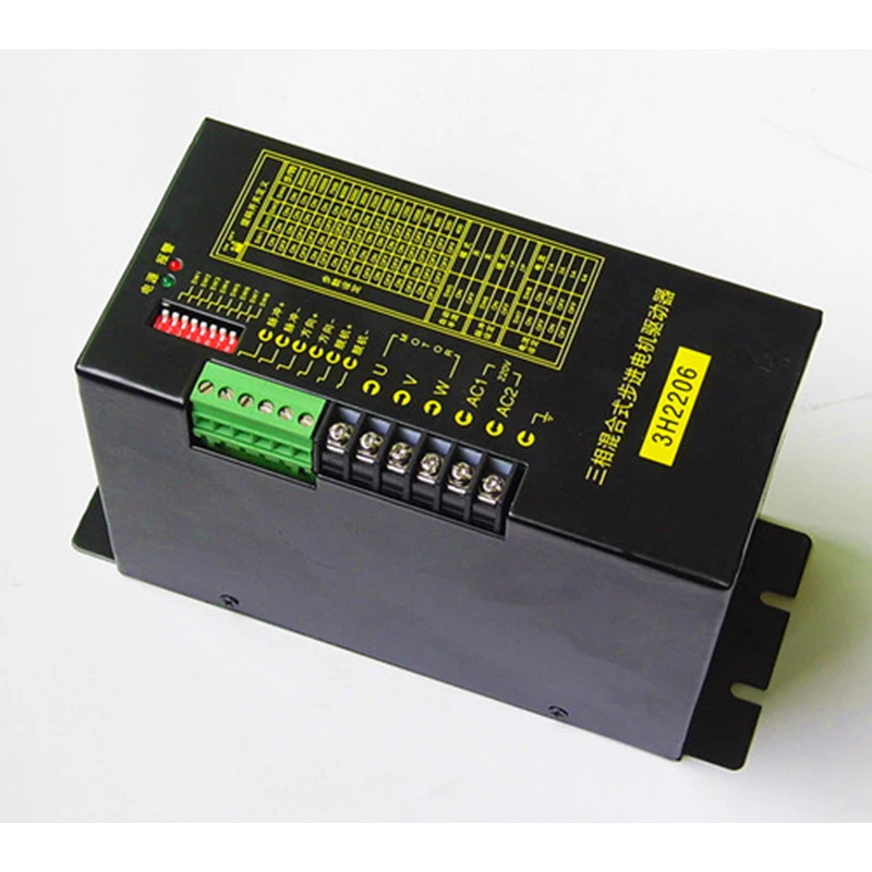 AC80-220V 3H2206 трехфазный Гибридный Драйвер шагового двигателя Универсальный 110BYG шаговый драйвер
AC80-220V 3H2206 трехфазный Гибридный Драйвер шагового двигателя Универсальный 110BYG шаговый драйвер