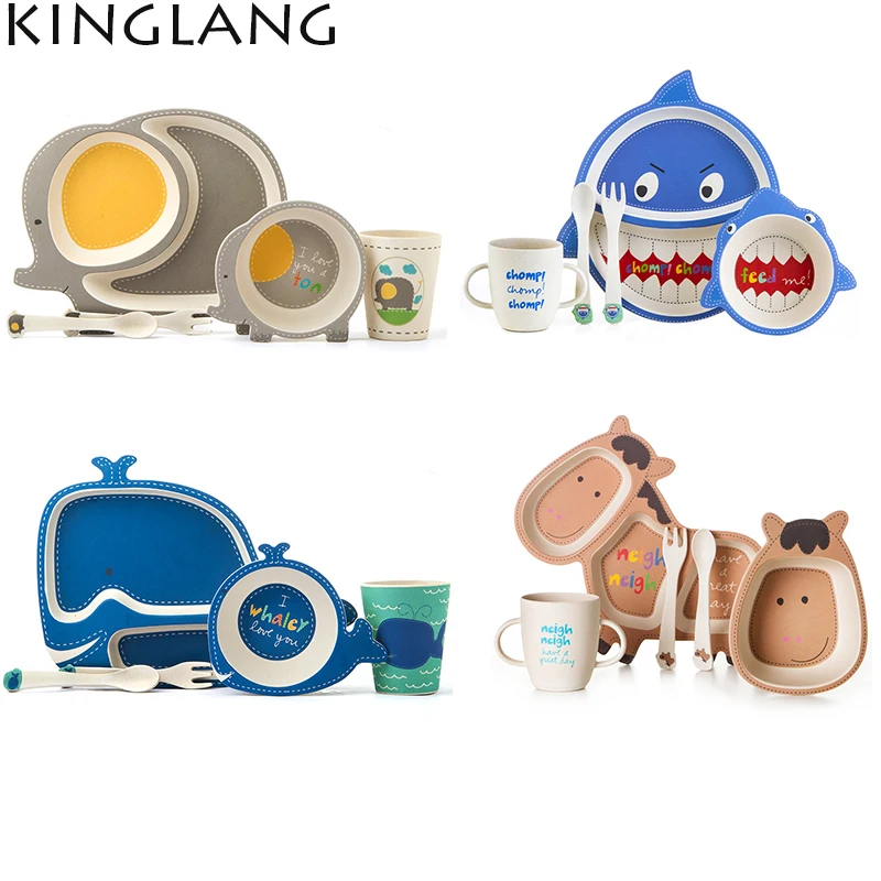 5pcs/set Bamboo Fiber kids dinnerware set high quality FDA passed children dinner plate cute cartoon rice bowl gift packing
5pcs/set Bamboo Fiber kids dinnerware set high quality FDA passed children dinner plate cute cartoon rice bowl gift packing