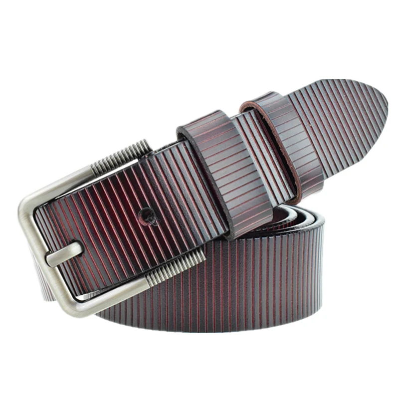 2019 Luxury Belts for Men Fashion Personality Stripe Design Pin Buckle High Quality Genuine Leather Male Belts
2019 Luxury Belts for Men Fashion Personality Stripe Design Pin Buckle High Quality Genuine Leather Male Belts