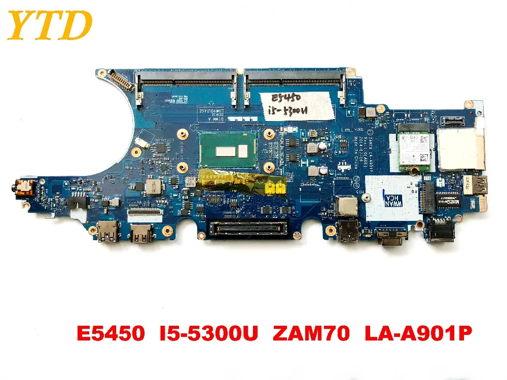 Original for DELL E5450 laptop motherboard E5450 I5-5300U ZAM70 LA-A901P tested good free shipping
Original for DELL E5450 laptop motherboard E5450 I5-5300U ZAM70 LA-A901P tested good free shipping