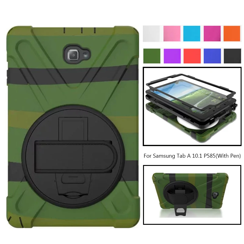 Amor Heavy Duty case For Samsung Galaxy Tab A 6 A6 10.1 P580 P585 S-Pen Tablet case Silicone +PC Back Cover Kick stand Case
Amor Heavy Duty case For Samsung Galaxy Tab A 6 A6 10.1 P580 P585 S-Pen Tablet case Silicone +PC Back Cover Kick stand Case