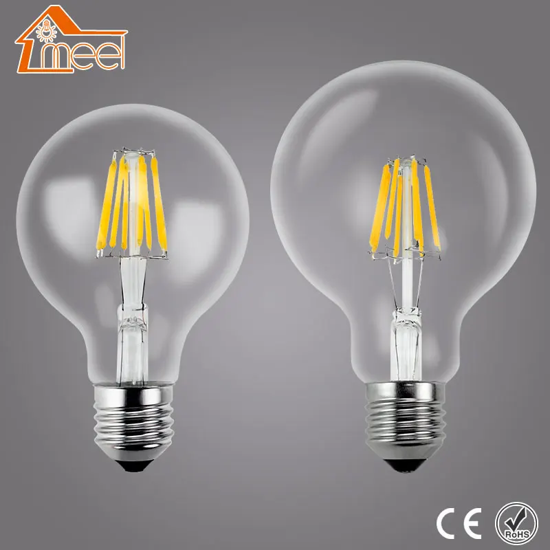 Decorative Incandescent Bulb E27 220V Antique Vintage Retro Edison Light 3W 4W 6W 7W 8W LED Filament Bulb Lamp G80 G95 G125 T30
Decorative Incandescent Bulb E27 220V Antique Vintage Retro Edison Light 3W 4W 6W 7W 8W LED Filament Bulb Lamp G80 G95 G125 T30
