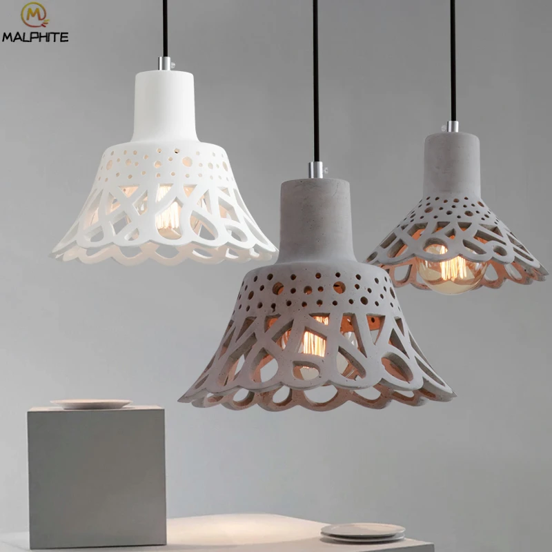 Modern Cement Pendant lights Retro Industrial Hanging pendant Lamp Bedroom Hanglamp Color Cement Indoor deco Lighting fixtures
Modern Cement Pendant lights Retro Industrial Hanging pendant Lamp Bedroom Hanglamp Color Cement Indoor deco Lighting fixtures