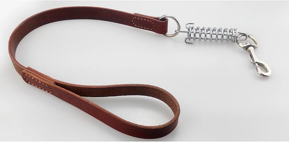 100 pcs /lot HEAVY DUTY BROWN SOFT LEATHER WITH SAFE lOCK DOG LEASH LEADS TRAINING INCLUDE SPRING
100 pcs /lot HEAVY DUTY BROWN SOFT LEATHER WITH SAFE lOCK DOG LEASH LEADS TRAINING INCLUDE SPRING