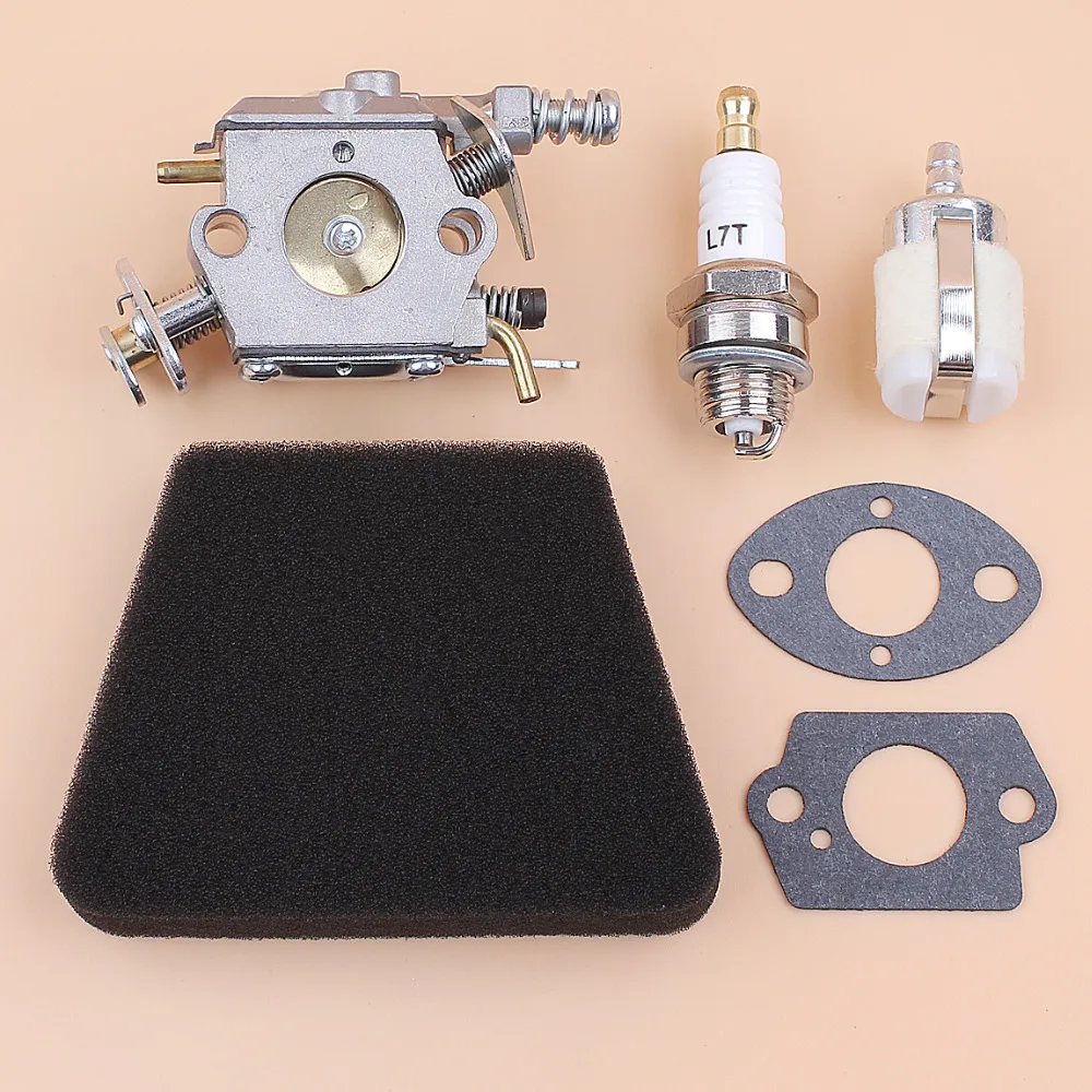 Carburetor Carb Air Fuel Filter Gasket Kit For Partner 350 351 Mcculloch Mac 335 435 440 Chainsaw Replacement Parts Walbro 33-29
Carburetor Carb Air Fuel Filter Gasket Kit For Partner 350 351 Mcculloch Mac 335 435 440 Chainsaw Replacement Parts Walbro 33-29