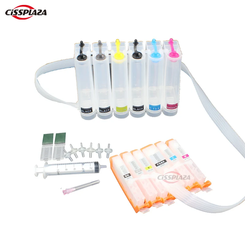 CISSPLAZA 6colors PGI-250 CLI251 CISS ink system compatible for Canon MG5422 MG5520 MG6420 MX722 MX922 MG6320 MG7120 IP8720
CISSPLAZA 6colors PGI-250 CLI251 CISS ink system compatible for Canon MG5422 MG5520 MG6420 MX722 MX922 MG6320 MG7120 IP8720