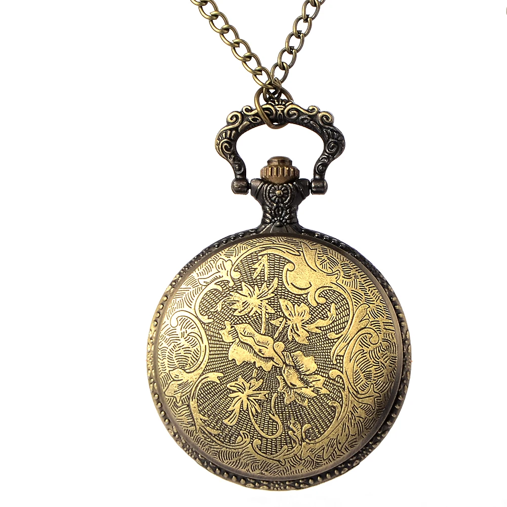 Vintage Bronze Steampunk Quartz Pocket Watch Halloween Carribean Pirate Skull Head Horror with Chain for Men Pendant Necklace
Vintage Bronze Steampunk Quartz Pocket Watch Halloween Carribean Pirate Skull Head Horror with Chain for Men Pendant Necklace