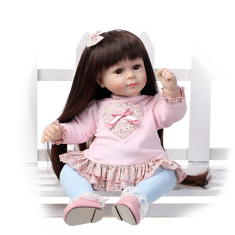 52cm Baby Silicone Reborn Dolls for Girls Lifelike Princess Boneca Reborn Menina Toys for Children Educational Toy Playmate
52cm Baby Silicone Reborn Dolls for Girls Lifelike Princess Boneca Reborn Menina Toys for Children Educational Toy Playmate