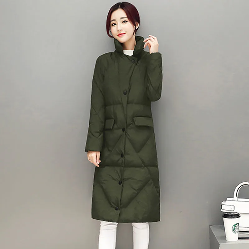 2019 Winter Plus Size Long Jacket Women Pocket Solid color long sleeve Lapel Thick Warm Coat Female cc347
2019 Winter Plus Size Long Jacket Women Pocket Solid color long sleeve Lapel Thick Warm Coat Female cc347