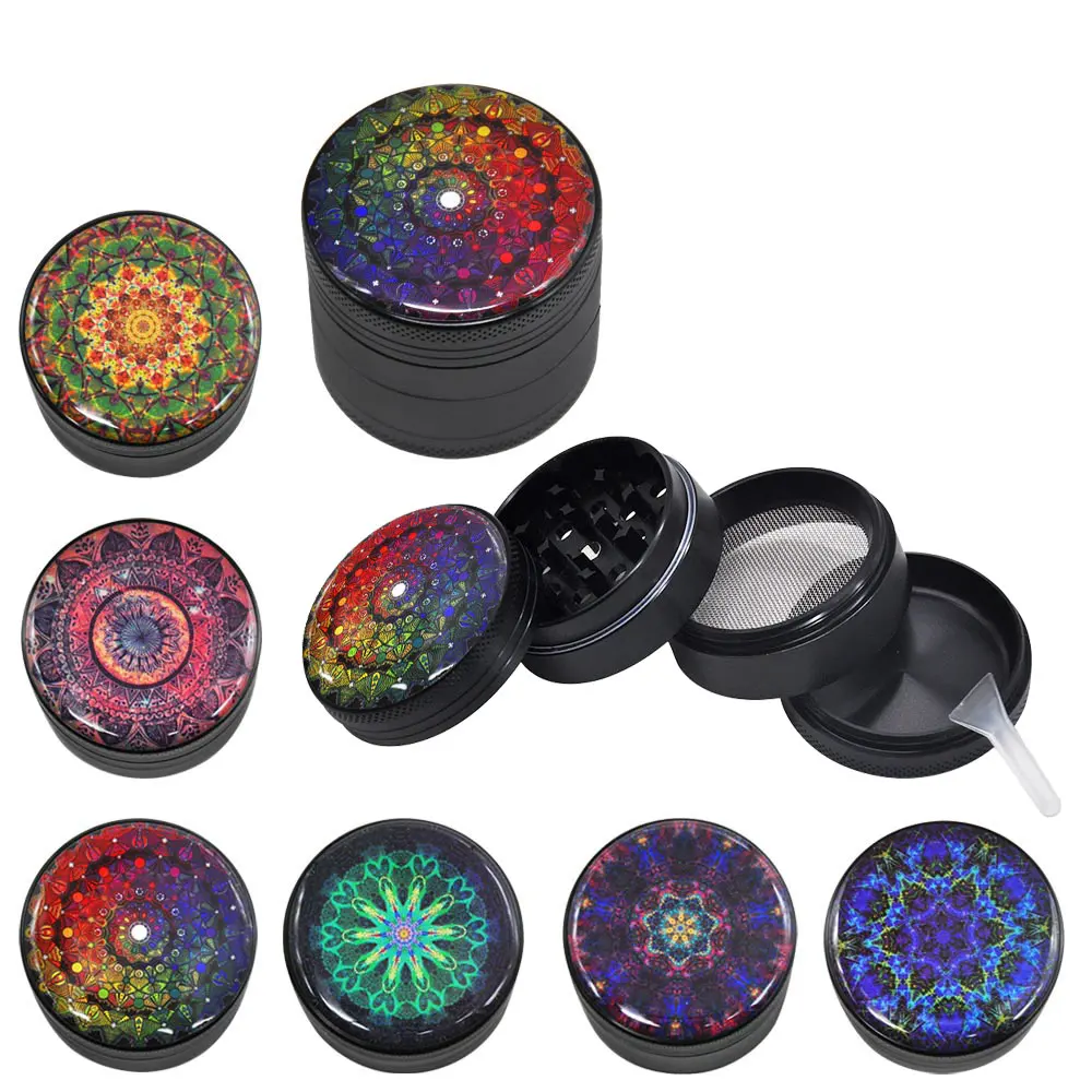 COURNOT Mandala Series Metal Aluminum Smoking Herb Grinder 50MM 4 Piece Sharp Diamond Teeth Tobacco Grinders Spice Crusher
COURNOT Mandala Series Metal Aluminum Smoking Herb Grinder 50MM 4 Piece Sharp Diamond Teeth Tobacco Grinders Spice Crusher