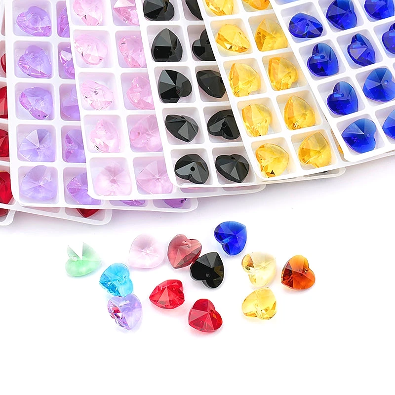 Best quality 14mm 28pcs/pack 6228 Heart pendant Austria charms crystal heart beads gems for Jewelry accessories Earring making
Best quality 14mm 28pcs/pack 6228 Heart pendant Austria charms crystal heart beads gems for Jewelry accessories Earring making
