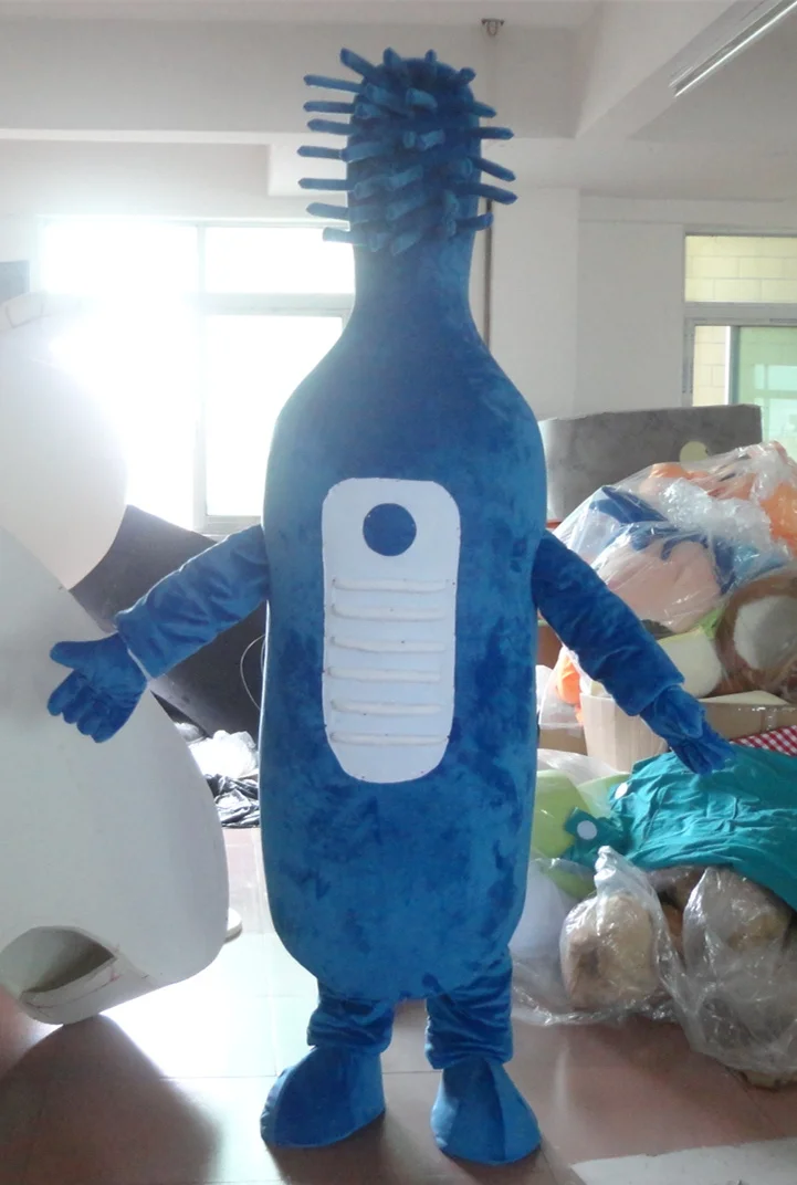 High quality blue toothbrush mascot costume for adults free shipping Party special cosplay costume clothing
High quality blue toothbrush mascot costume for adults free shipping Party special cosplay costume clothing