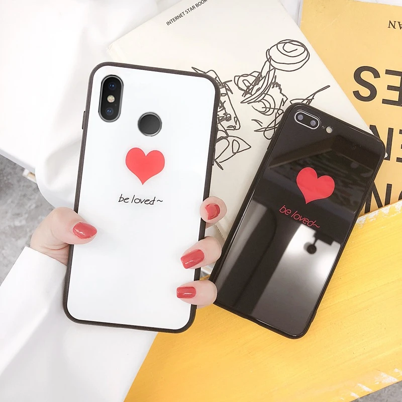 BONVAN For Xiaomi mi 8 SE Tempered Glass Case be loved Hard Back Cover For Xiaomi mi 6 mi8 lite heart Tassel Lanyard phone Case
BONVAN For Xiaomi mi 8 SE Tempered Glass Case be loved Hard Back Cover For Xiaomi mi 6 mi8 lite heart Tassel Lanyard phone Case