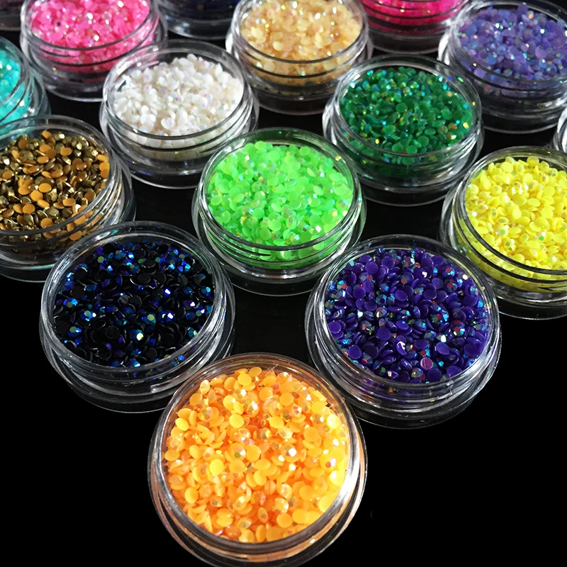 20 colors/set 2mm ss6 3D Jelly AB Resin Rhinestone Gems Flatback Round Magic Color Rhinestone Phone Beauty Nail Art
20 colors/set 2mm ss6 3D Jelly AB Resin Rhinestone Gems Flatback Round Magic Color Rhinestone Phone Beauty Nail Art