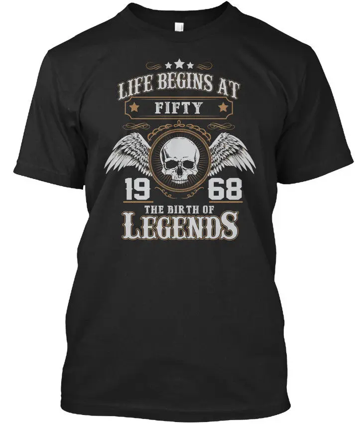 100% Cotton Brand New 1968-50 The Birth Of Legends Standard Unisex T-Shirt Summer Tee Shirt
100% Cotton Brand New 1968-50 The Birth Of Legends Standard Unisex T-Shirt Summer Tee Shirt