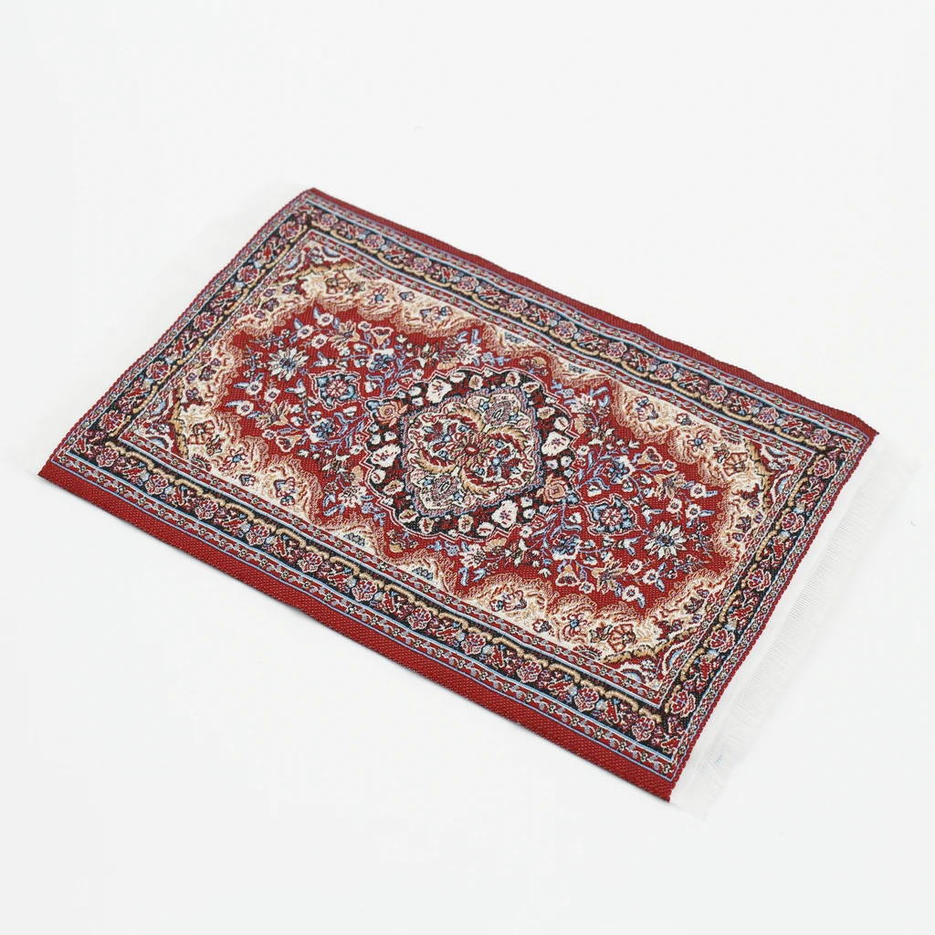 1:12 Dollhouse Miniature Red Carpet Furniture Rug Living Room Woven Carpet Rug Floor Coverings Art Floor Decoration
1:12 Dollhouse Miniature Red Carpet Furniture Rug Living Room Woven Carpet Rug Floor Coverings Art Floor Decoration