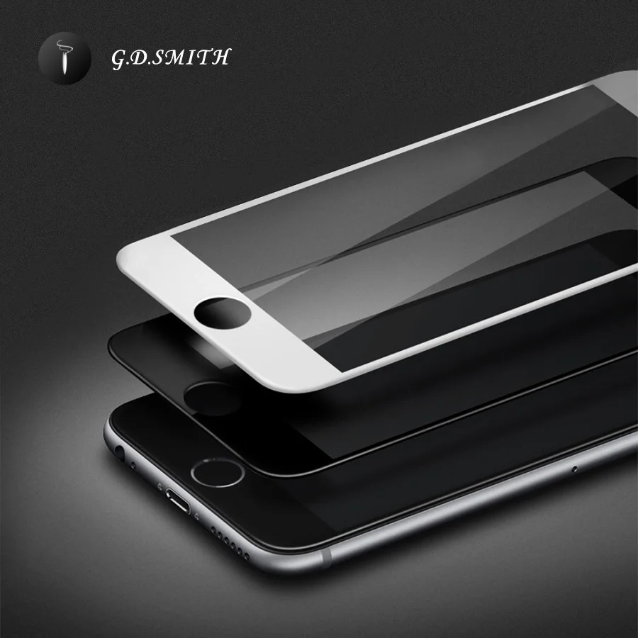 G. D. SMITH полное покрытие протектор экрана из закаленного стекла для iphone 8 Plus