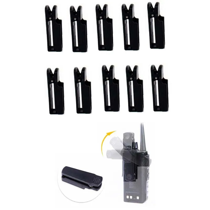 Lot 10pcs Belt Clip Holder for Handheld Baofeng BF-A58 UV-9R Plus GT-3WP UV-XR BF-9700 R760 5RWP Two Way Radio Walkie Talkie
Lot 10pcs Belt Clip Holder for Handheld Baofeng BF-A58 UV-9R Plus GT-3WP UV-XR BF-9700 R760 5RWP Two Way Radio Walkie Talkie