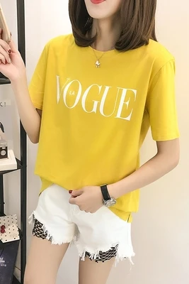 CHUNLI Large size L XL 2XL 3XL 4XL 2019 Women's Spring-Summer Loose Short Sleeve T-Shirt A522
CHUNLI Large size L XL 2XL 3XL 4XL 2019 Women's Spring-Summer Loose Short Sleeve T-Shirt A522
