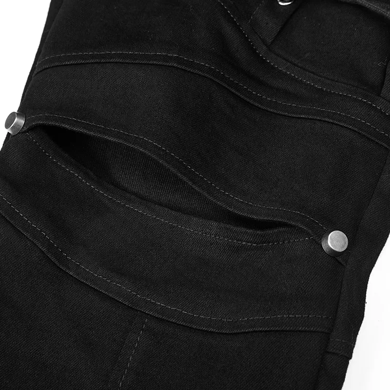 Punk Rave Rock Fashion Rockability Cowboy Trousers with Hold on Knee Streetwear Gothic Men's Pants WK315
Punk Rave Rock Fashion Rockability Cowboy Trousers with Hold on Knee Streetwear Gothic Men's Pants WK315