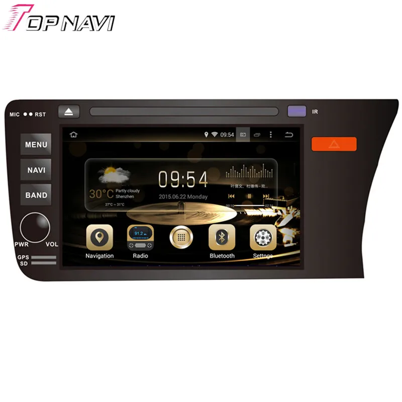 Topnavi 9'' Quad Core Android 6.0 Car GPS Navigation for City 2014- RHD For Honda Autoradio DVD Multimedia Audio Stereo
Topnavi 9'' Quad Core Android 6.0 Car GPS Navigation for City 2014- RHD For Honda Autoradio DVD Multimedia Audio Stereo