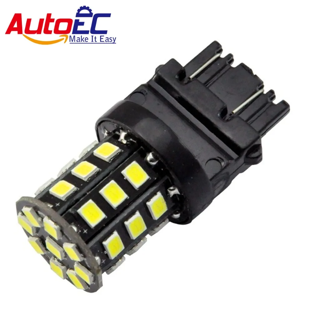 

Автомобильные задние стоп-сигналы AutoEC T25 3157 330lm 6000k-6500k 6,6 W 33SMD 2835, 2 шт., светодиодные лампы 12 В постоянного тока # LE20