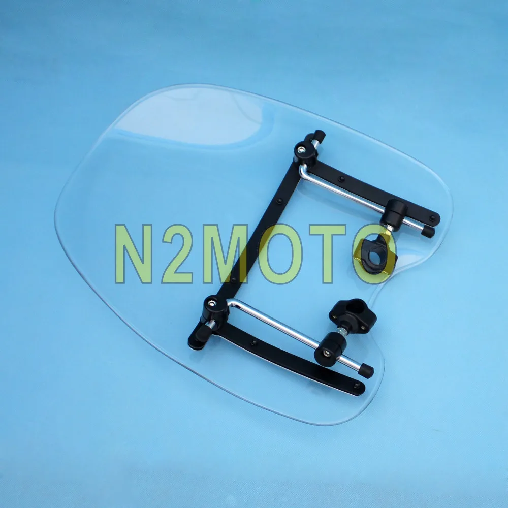 Transparent Motorcycle Windshield Windscreen Wind Deflector for Suzuki Kawasaki Yamaha Cruisers Honda ACE Spirit Aero 750 1100
Transparent Motorcycle Windshield Windscreen Wind Deflector for Suzuki Kawasaki Yamaha Cruisers Honda ACE Spirit Aero 750 1100