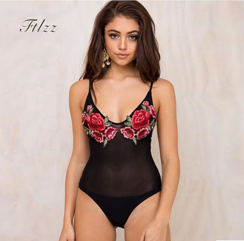 2018 New Summer Sexy Skinny Women Bodysuits Woman Slim V Neck Spaghetti Rose Embroidered Applique Black Body Feminino Bodysuit
2018 New Summer Sexy Skinny Women Bodysuits Woman Slim V Neck Spaghetti Rose Embroidered Applique Black Body Feminino Bodysuit