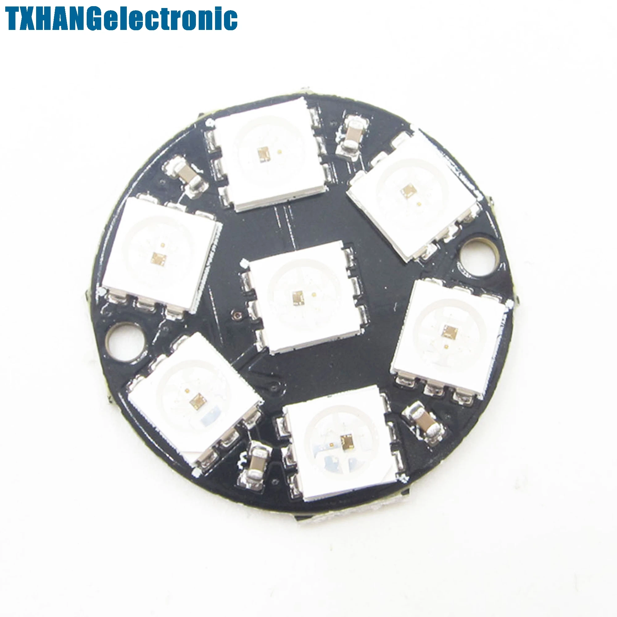 7 бит WS2812 5050 RGB светодиодный кольцо круглого стола Украшение лампы|bulb led|bulb led rgbbulb