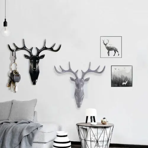 3 Colors Creative Cute Art Multi-Purpose Deer Head Hook Stags Adhesive Hook Wall Hanger Hanging Holder Animal Home Decoration
3 Colors Creative Cute Art Multi-Purpose Deer Head Hook Stags Adhesive Hook Wall Hanger Hanging Holder Animal Home Decoration