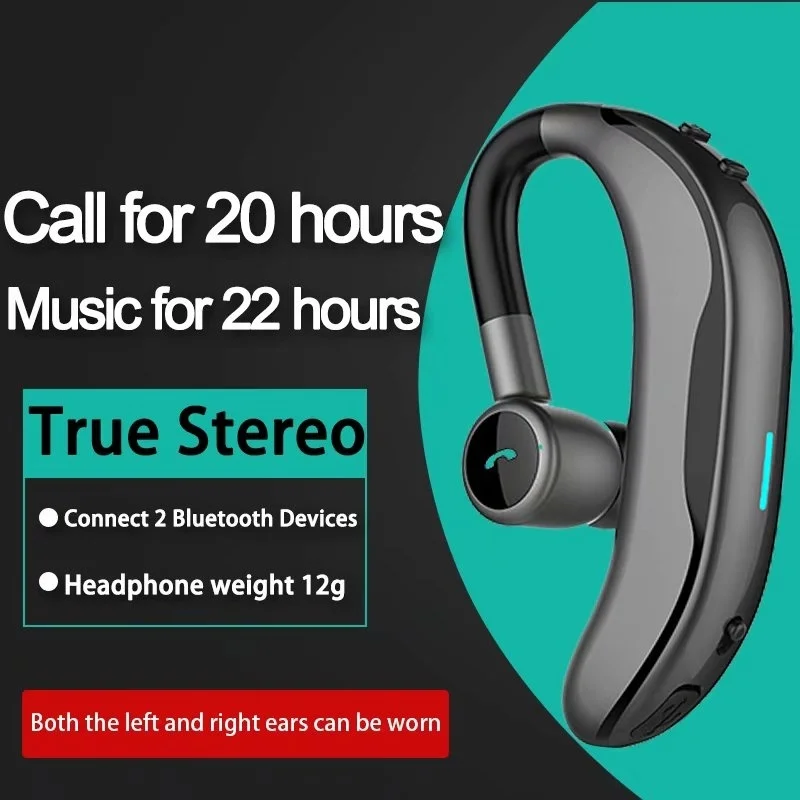 Bluetooth Earphone Sport Ear HookHeadphone Noise Cancelling In-ear Handsfree Wireless Stereo Business Bluetooth Headset
Bluetooth Earphone Sport Ear HookHeadphone Noise Cancelling In-ear Handsfree Wireless Stereo Business Bluetooth Headset