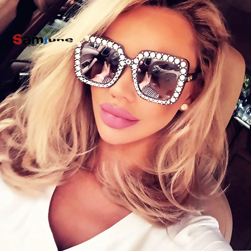 Samjune 2018 New Luxury Brand Designer Ladies Oversized Square Sunglasses Women Diamond Frame Mirror Sun Glasses For Female
Samjune 2018 New Luxury Brand Designer Ladies Oversized Square Sunglasses Women Diamond Frame Mirror Sun Glasses For Female