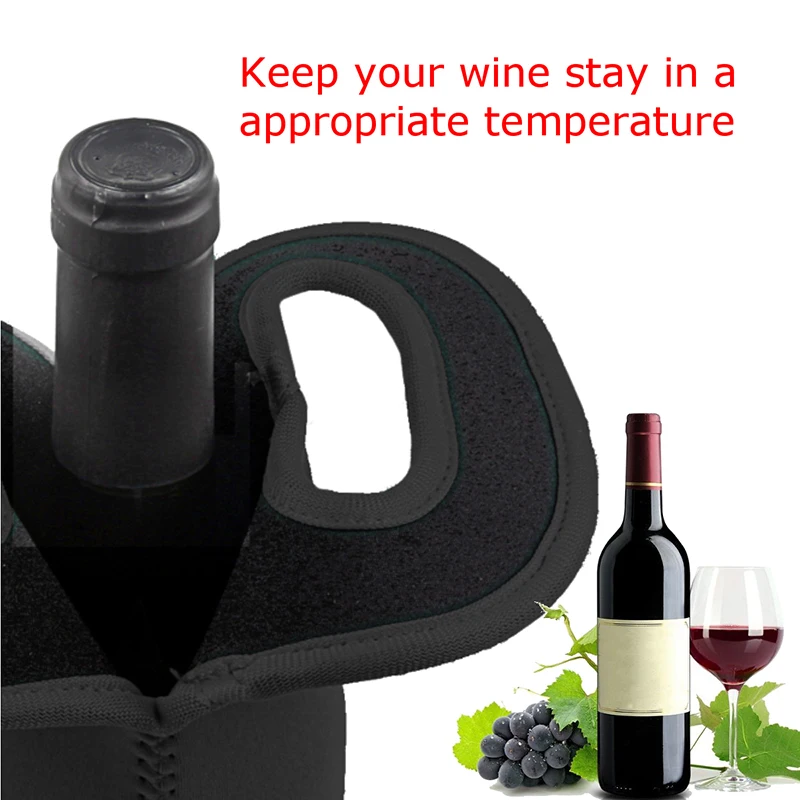 1*Wine Bottle Bag Drinking Beer Insulated Neoprene Tote Carrier Cooler Case Keep its contents cool, insulated and dry.
1*Wine Bottle Bag Drinking Beer Insulated Neoprene Tote Carrier Cooler Case Keep its contents cool, insulated and dry.