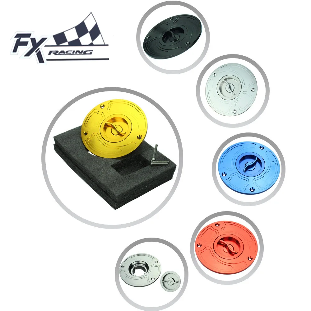 FX CNC 115 мм алюминиевый топливный бак для мотоцикла крышка без ключа Honda RC51 CBF1000 CBR