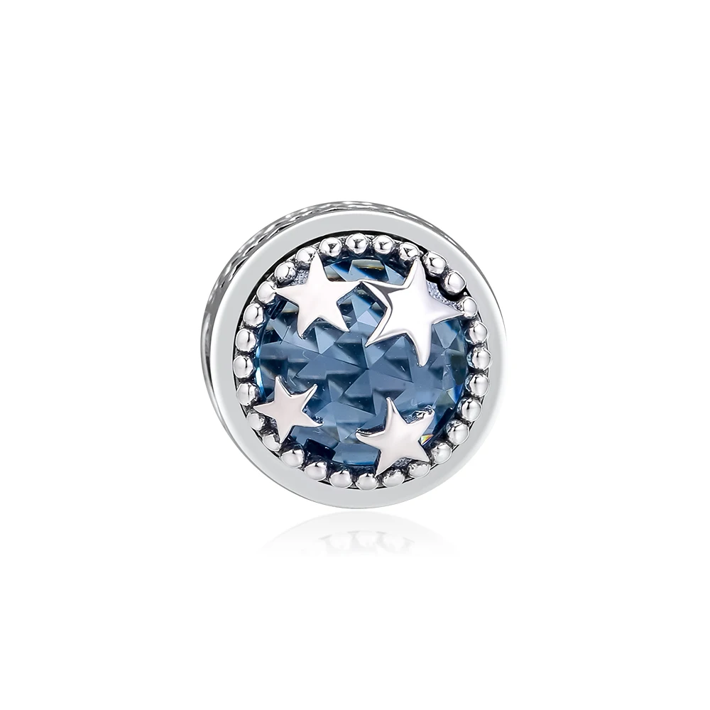 CKK Silver 100% 925 Sterling-Silver-Jewelry DIY Fits for Brand Charms Bracelets Dazzling Star Charm with Aqua Blue CZ
CKK Silver 100% 925 Sterling-Silver-Jewelry DIY Fits for Brand Charms Bracelets Dazzling Star Charm with Aqua Blue CZ