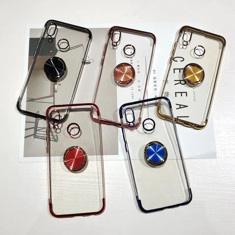 For Huawei P20 lite P20 Pro Nova 3 4 Case Metal Ring Holder Magnetic Silicone Case For Huawei Mate 20 P30Pro Y9 2019 Clear Case
For Huawei P20 lite P20 Pro Nova 3 4 Case Metal Ring Holder Magnetic Silicone Case For Huawei Mate 20 P30Pro Y9 2019 Clear Case