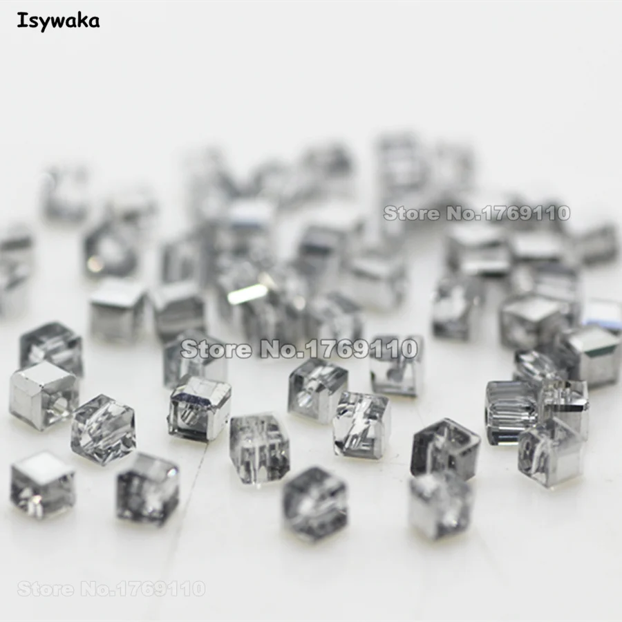 Isywaka 980pcs Cube 3mm Half Silver Color Square Austria Crystal Beads Charm Glass Beads Loose Spacer Bead DIY Jewelry Making
Isywaka 980pcs Cube 3mm Half Silver Color Square Austria Crystal Beads Charm Glass Beads Loose Spacer Bead DIY Jewelry Making