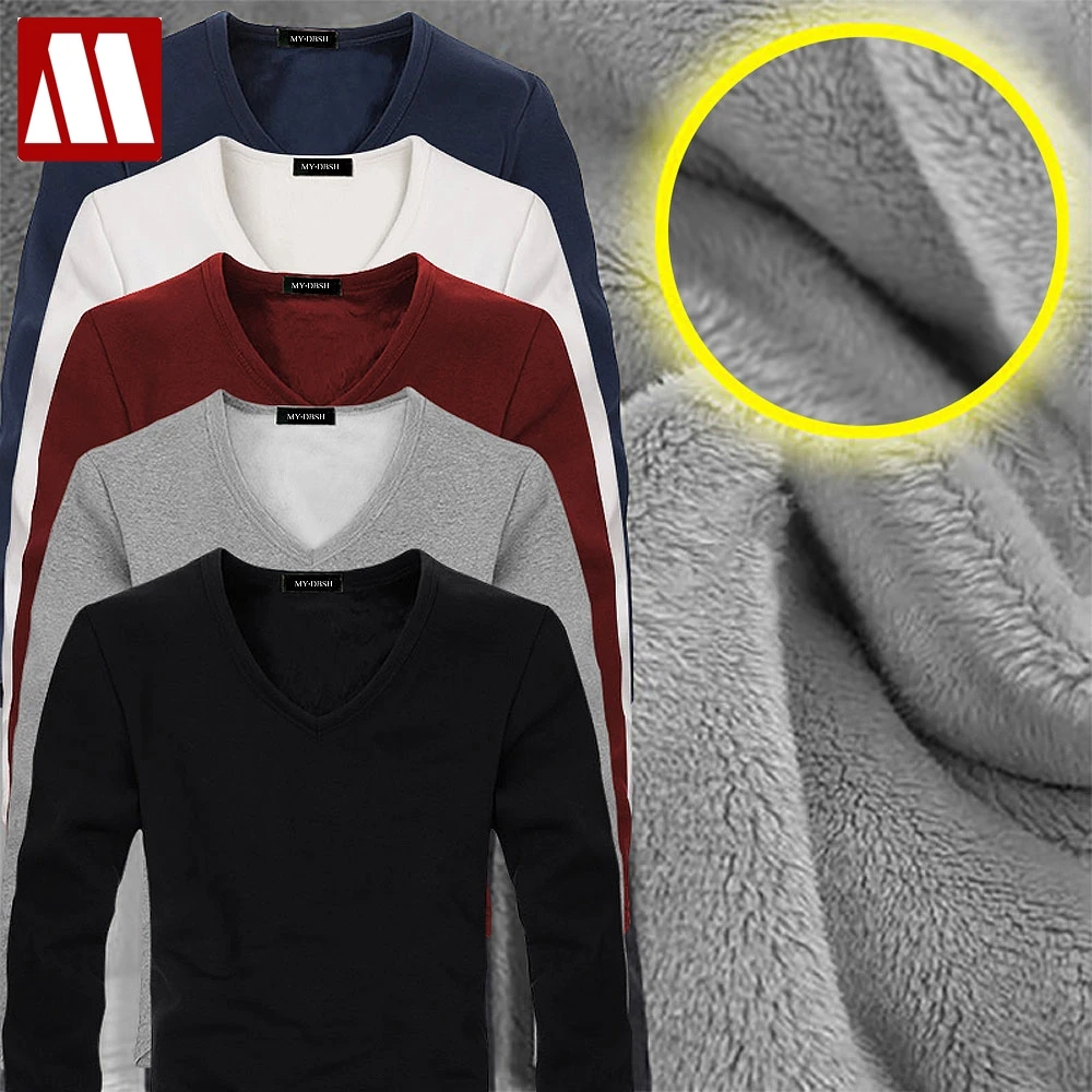 2022 High Quality Autumn Winter Mens Warm Thermal tshirt Man Long Sleeve Casual V Neck Velvet Thick Plus Thick T-Shirt Male Tees
2022 High Quality Autumn Winter Mens Warm Thermal tshirt Man Long Sleeve Casual V Neck Velvet Thick Plus Thick T-Shirt Male Tees