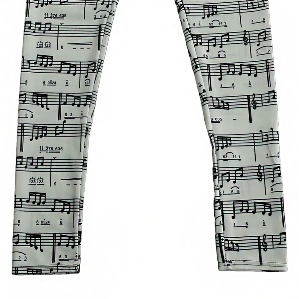 Digital Printing Casual Pants Note music Pattern Women Leggings 7 sizes Fitness Clothing Free Shipping wholesale
Digital Printing Casual Pants Note music Pattern Women Leggings 7 sizes Fitness Clothing Free Shipping wholesale