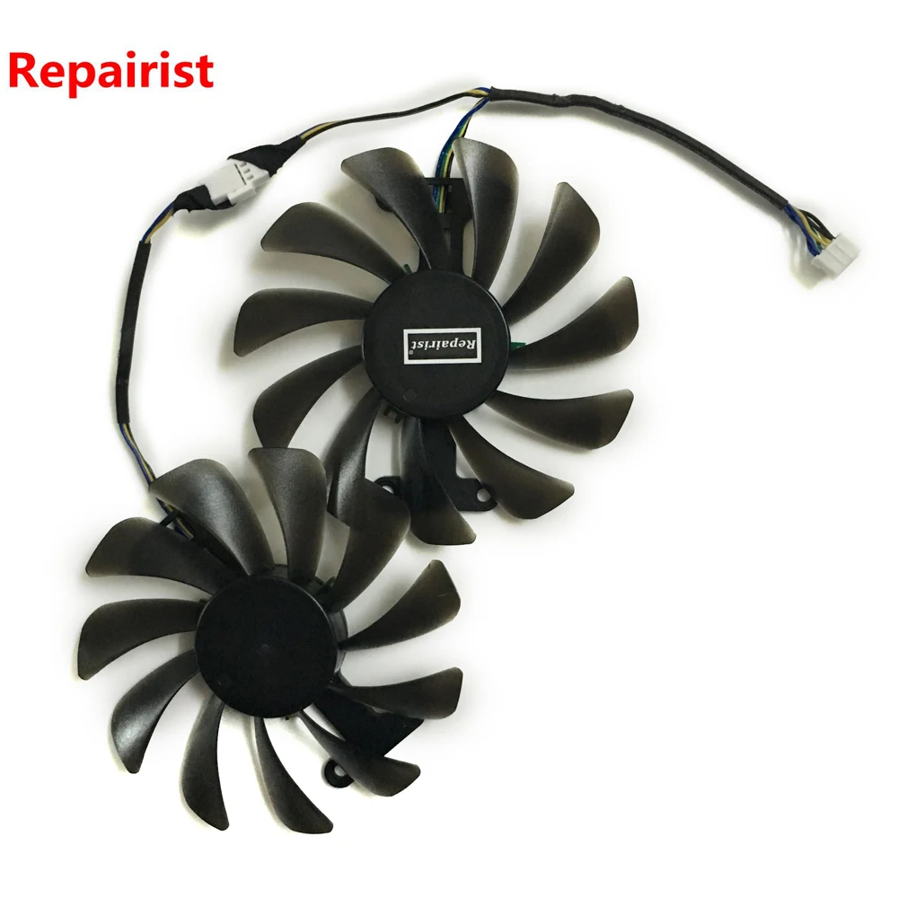2pcs/lot GTX1070/1080 GPU video cards cooler VGA fan For ELSA GeForce GTX 1070 GTX1080 8GB GLADIAC Graphics Card cooling
2pcs/lot GTX1070/1080 GPU video cards cooler VGA fan For ELSA GeForce GTX 1070 GTX1080 8GB GLADIAC Graphics Card cooling