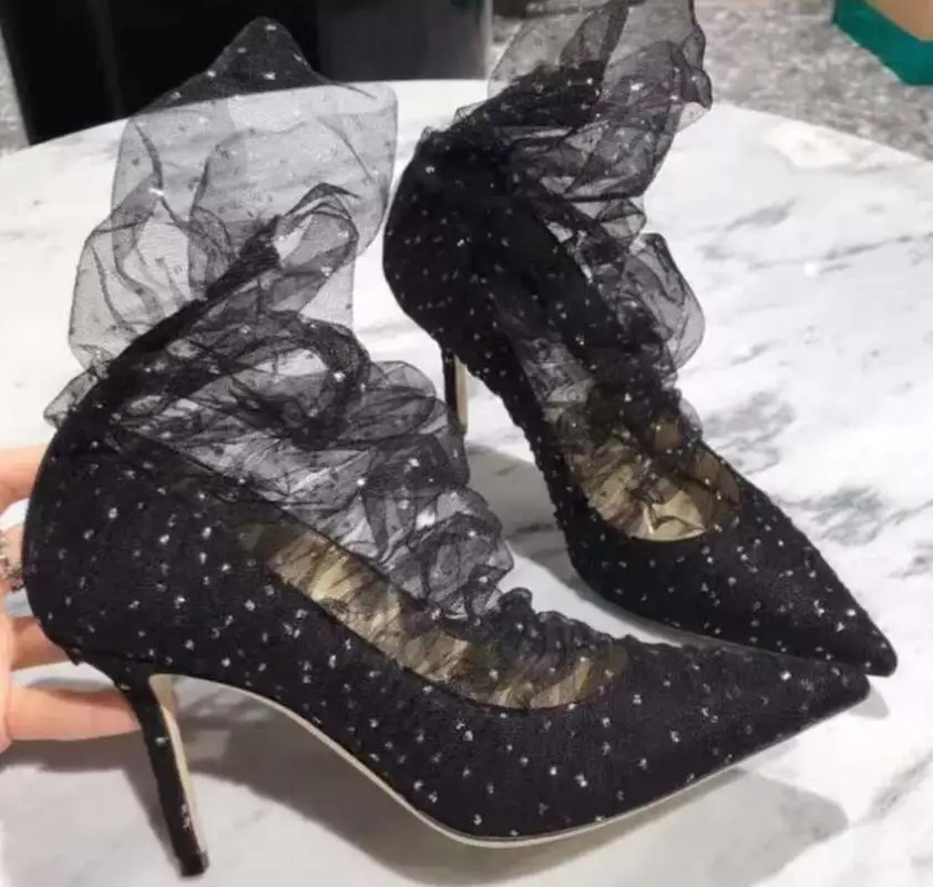 New Arrival Fashionable Amazing Lady Boots Sandal Pointed -toe Thin Heel Bling bling Sequins Mesh Lace Wedding Shoe Party Pumps
New Arrival Fashionable Amazing Lady Boots Sandal Pointed -toe Thin Heel Bling bling Sequins Mesh Lace Wedding Shoe Party Pumps