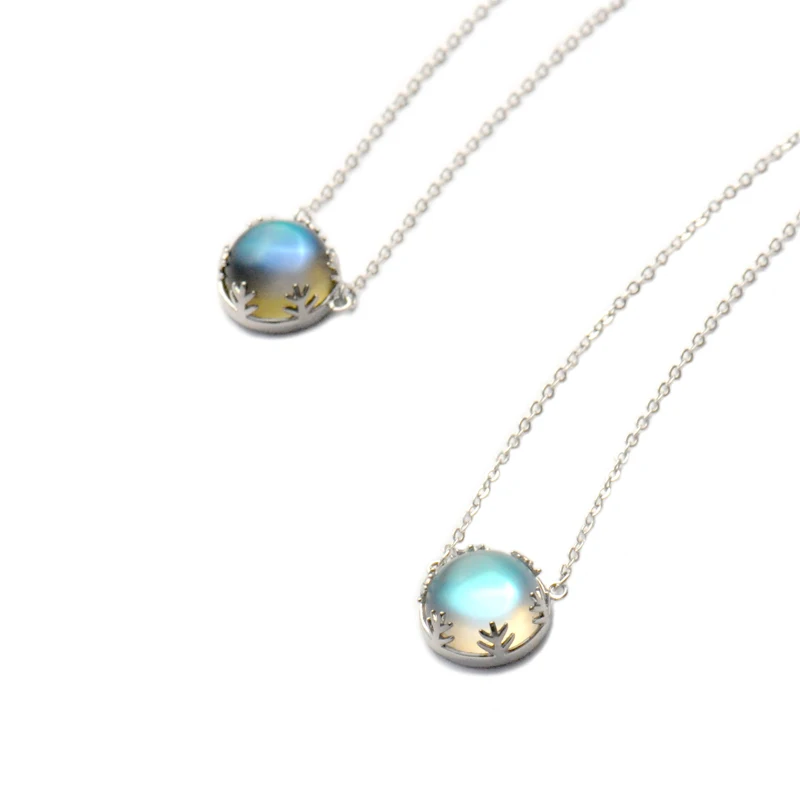 high quality 12mm Natural moonstone necklace women 100% 925 Sterling silver crystal Jewelry Clavicle chain pendant charms gift
high quality 12mm Natural moonstone necklace women 100% 925 Sterling silver crystal Jewelry Clavicle chain pendant charms gift