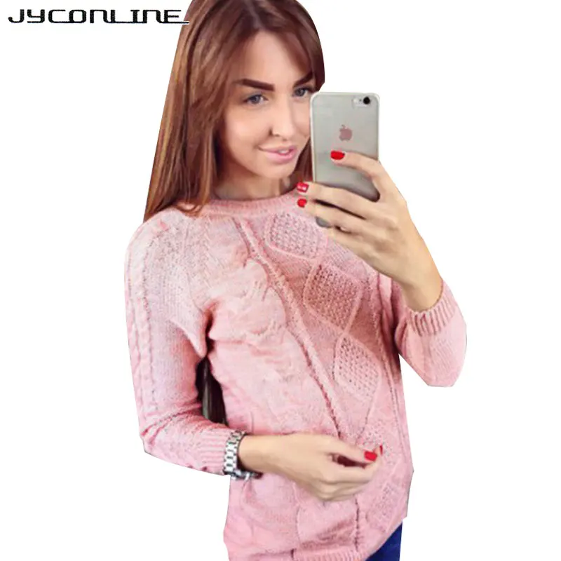 JYConline Autumn Knitted Sweater Women Pullovers Long Sleeve Women Knitwear Twisted Sweaters Female Pullover Jumper Round Neck
JYConline Autumn Knitted Sweater Women Pullovers Long Sleeve Women Knitwear Twisted Sweaters Female Pullover Jumper Round Neck