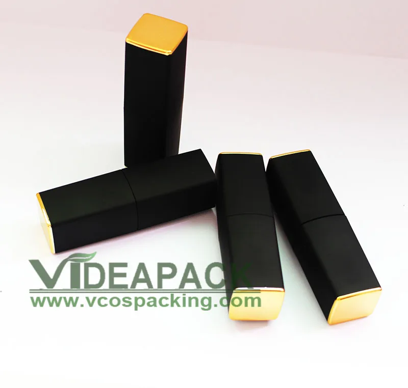 100pcs 4g square lipstick tube Matt black plastic lipstick tube Inner cup size 12.1mm Magnetic clasp cover
100pcs 4g square lipstick tube Matt black plastic lipstick tube Inner cup size 12.1mm Magnetic clasp cover