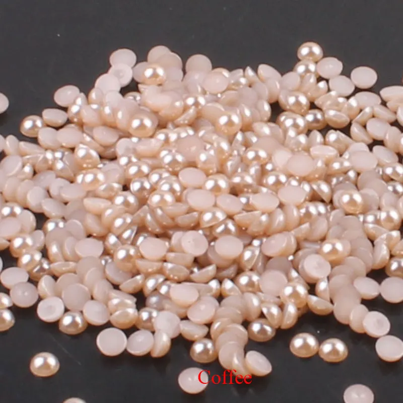 1000Pcs 2-5mm Flatback Non Hotfix Coffee Rhinestones Pearl Shoes ABS Glue Resin Half Round Pearls for Caft DIY Phone Nail Art
1000Pcs 2-5mm Flatback Non Hotfix Coffee Rhinestones Pearl Shoes ABS Glue Resin Half Round Pearls for Caft DIY Phone Nail Art