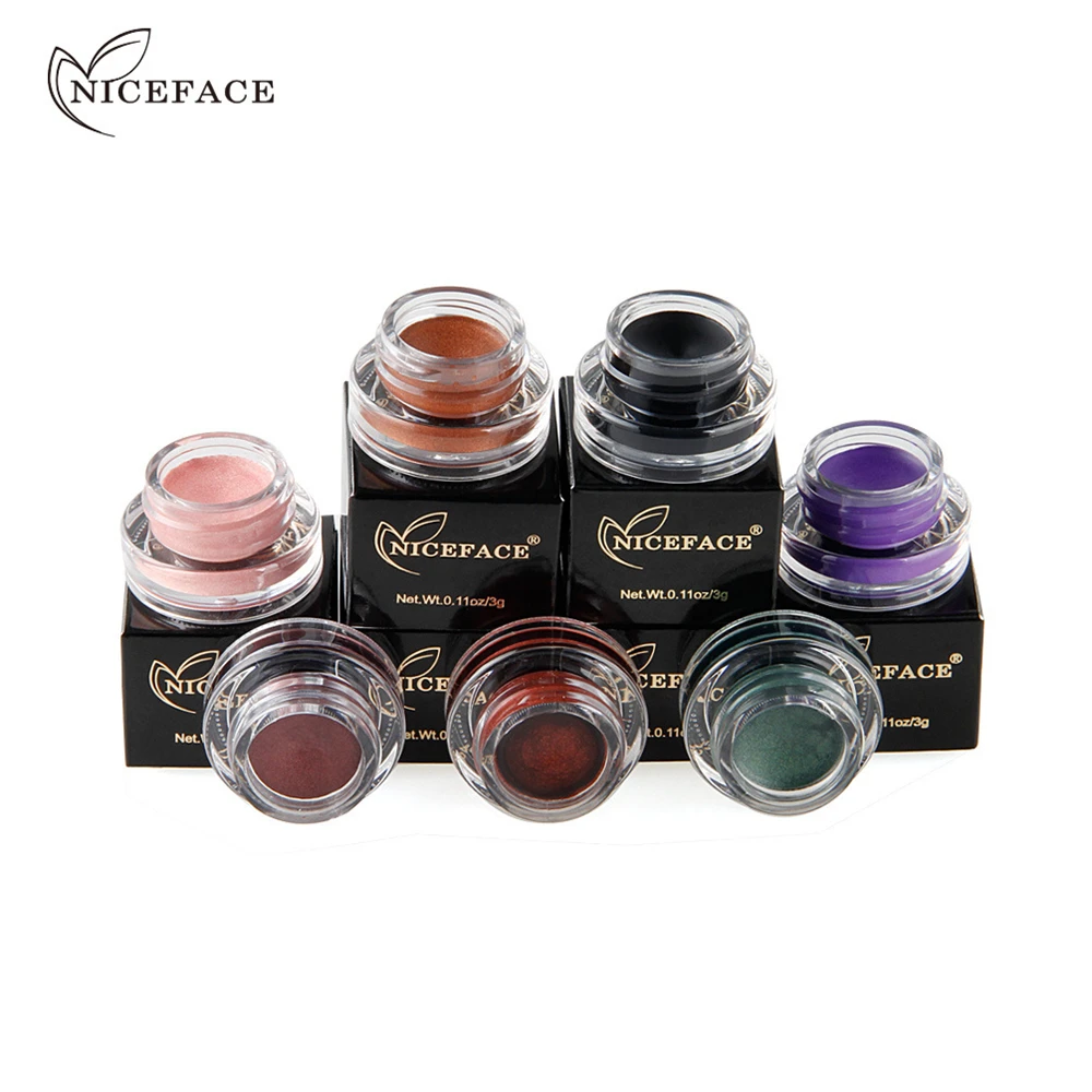 15PCS/lot NICEFACE Shining Eyeshadow Cream Waterproof Long-Lasting Eye Liner Gel Illuminating Eye Shadow Glow Pigment Cosmetic
15PCS/lot NICEFACE Shining Eyeshadow Cream Waterproof Long-Lasting Eye Liner Gel Illuminating Eye Shadow Glow Pigment Cosmetic